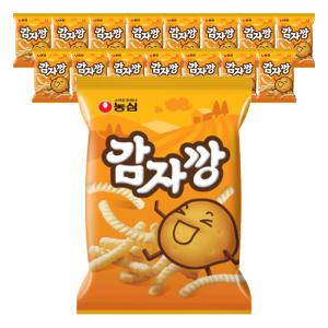 농심 감자깡, 75g, 16개