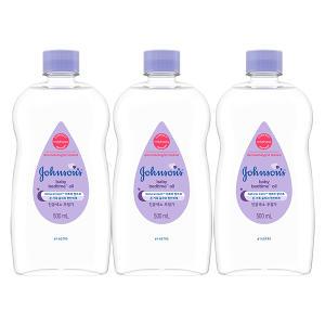 존슨즈베이비 베드타임 베이비 오일, 500ml, 3개