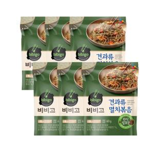 비비고 견과류 멸치볶음 60g x 6