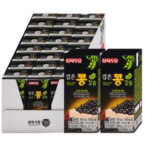 삼육식품 검은콩 칼슘 두유 190ml 24팩