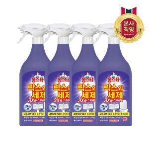 [엘지생활건강]홈스타 락스와세제 3X 폼 스프레이 후로랄향 500ML x 4개