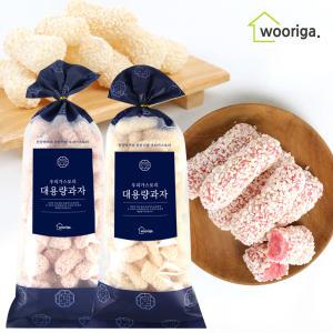 찹쌀유과 500g+백년초 찹쌀유과 500g 한과 전통과자 설 명절 설날 추석