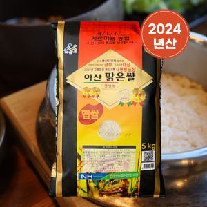 농협 아산맑은쌀 5kg 단일품종 백미 2024년 햅쌀