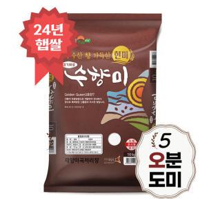 24년 햅쌀 수향미 오분도쌀 10kg 골든퀸3호 오분도미 당일도정