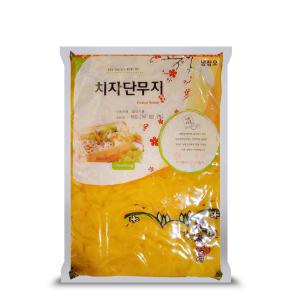 남국 치자단무지 슬라이스 1kg/꼬들단무지/일식/중식