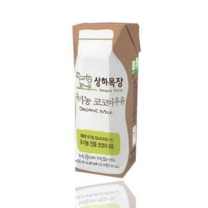 매일유업 상하목장 유기농 우유 125ml x 24팩 코코아 저지방 멸균