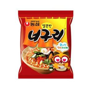 농심 얼클한 너구리 120g x 40봉