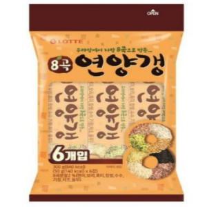 롯데제과 8곡 연양갱 300g (50g x 6개입) 1팩_MC