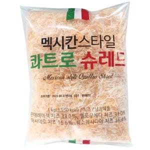 동원 소와나무 눈꽃치즈 멕시칸스타일 콰트로 슈레드치즈 1kg 엔젤헤어