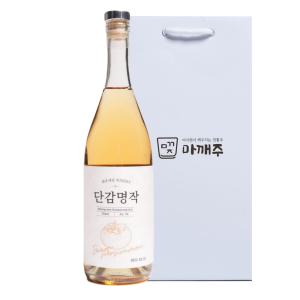 단감명작 7도 750ml 단감 와인 과실주 식전주 맑은내일 (쇼핑백 포함)