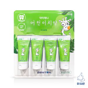 제니튼 닥터제니 키즈치약 저불소 60g X 4입