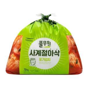 풀무원 집밥 [생산직송]사계절 아삭 포기김치 (10kg) 김장 친정엄마 김치찜 간편식 라면 찌개 캠핑 자취