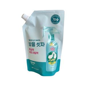 온더바디 코튼 풋 발을씻자 풋샴푸 레몬민트향 500ml(리필) / 써클