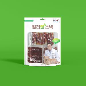 에프씨원 알러엔스낵 1kg 대용량 저알러지 강아지간식