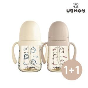 [유비맘][어깨끈스트랩 증정]유비맘 PPSU 2024년 용띠 에디션 뇽뇽이 빨대컵 200ml 1+1