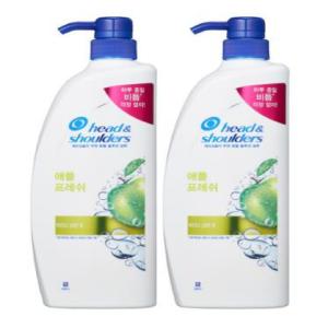 헤드앤숄더 애플 프레쉬 샴푸 850ml X 2개