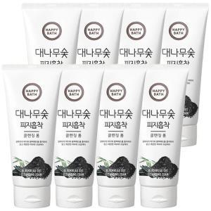 해피바스 대나무숯 피지흡착 클렌징 폼 200ml x 8개