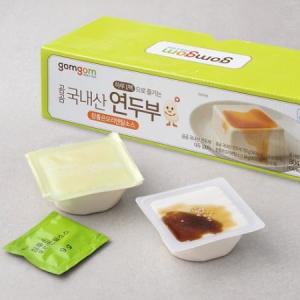 곰곰 하루1팩 국산콩 연두부+오리엔탈소스 134g, 6개입 one option