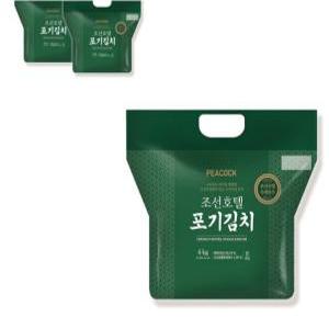 피코크 조선호텔 특제육수 포기김치 4kg X 2개