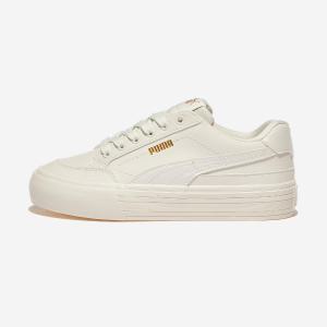 푸마 코트 클래식 벌크 FS SL - Vapor Gray-PUMA Gold 여자 여성 스니커즈 캐쥬얼화 운동화 키높이 로우화