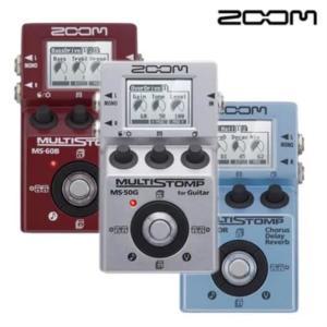 ZOOM MS-50G MS-60B MS-70CDR 코러스 딜레이 리버브 멀티 기타 이펙트 페달 베이스 통합 스톰박스