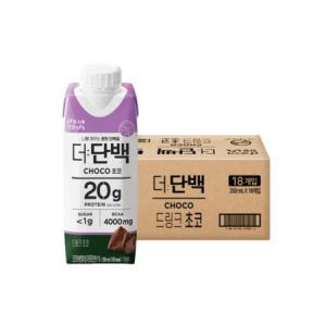 빙그레 더단백 드링크 초코 250ml 18개