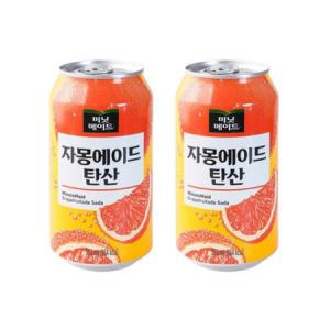 미닛메이드 자몽에이드 탄산 355ml 뚱캔 24입 무료배송