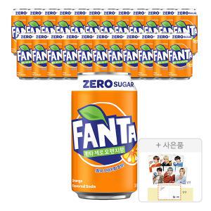 환타 오렌지제로, 355ml, 24개입 + 증정 (환타 제로 X 라이즈 포토엽서, 주문시 100%증정)