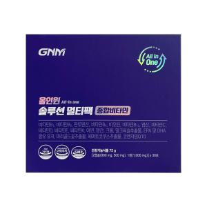 GNM자연의품격 올인원 솔루션 멀티팩 종합비타민 2400mg x 30포 1개 / 써클