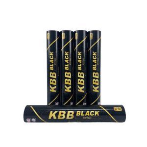 [KBB] 블랙 배드민턴 셔틀콕 KBB BLACK 거위털 동호인