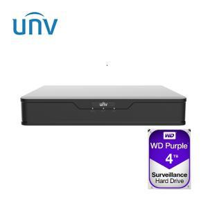 유니뷰 XVR3104-Q3 4채널 하이브리드 CCTV DVR 녹화기 4TB HDD 포함