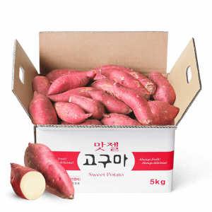 [맛젤] 5kg 실속형 단밤고구마 (특상 80-280g) 24년수확 햇고구마