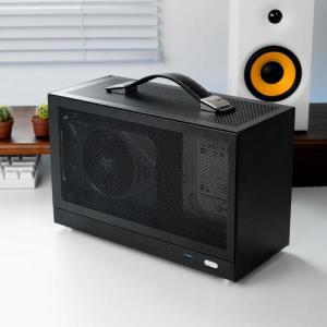 S300 블랙 섀시, 휴대용 ITX 핸드헬드 TYPECmini 데스크탑 컴퓨터 메인 박스, 울트라 미니