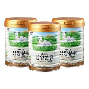 후디스 NEW 산양분유 시그니처 2단계, 800g, 3개