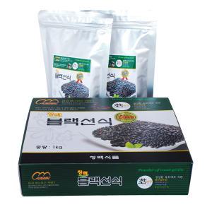 블랙선식프리미엄1Kg/국산곡물100％/검은콩/검은쌀/대용식/블랙푸드/청맥식품