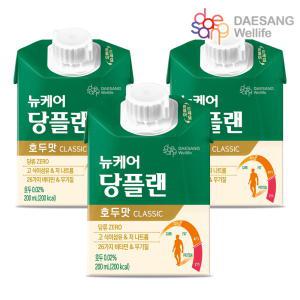 뉴케어 당플랜 호두맛 200ml x 30팩 / 맛있는 당뇨식 당류 0g 영양보충식 환자식