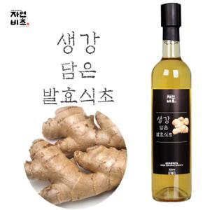 자연비초/생강 담은 발효식초 500ml/생강식초