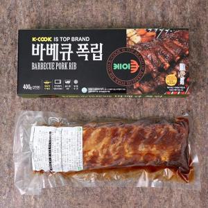 [인정푸드][케이쿡] 숯불구이향 바베큐 폭립 400g X 3팩