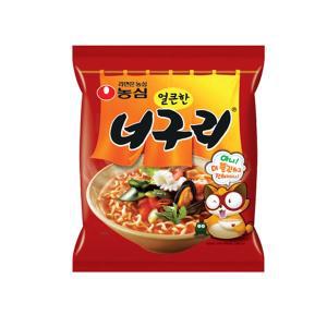 [신세계몰]농심 얼큰한너구리 멀티 120g 5입 8봉