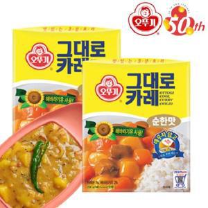 오뚜기 그대로카레 순한맛200g x24개 (1박스) /