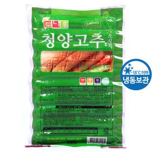 도나우캠핑 청양고추소시지 1kg /냉동