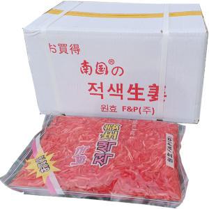 남국 초생강 채 적색 생강절임 1.3kg-10ea (1박스)