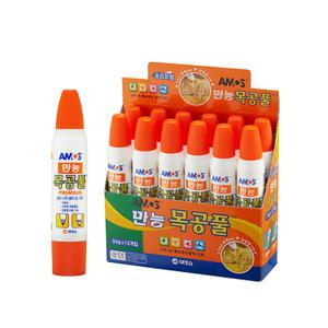 officeseller 아모스 풀 목공풀(36g 12개입)