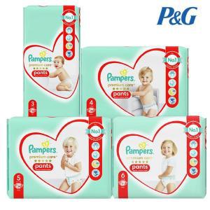 [팸퍼스]유럽산 팸퍼스 프리미엄케어 기저귀  팬티 3단계 4단계  5단계  6단계  pampers 바우처