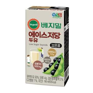 정식품 베지밀에이스 저당 두유 검은콩 190mL x 32팩