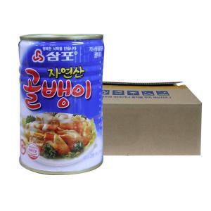 삼포 자연산 골뱅이 400g 24캔 1박스