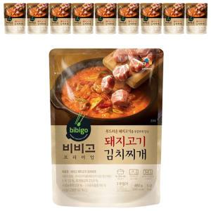 CJ 비비고 돼지고기김치찌개, 460g, 10개