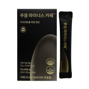 푸응 마이너스 카페 가르시니아 다이어트 커피 보조제 3g x 10포 1개 / 써클