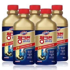 유한락스 펑크린 울트라겔 500ml x 5개