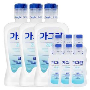 가그린 제로 구강청결제 950ml x3